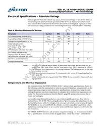 MT41K1G8SN-125:A TR Datasheet Page 8