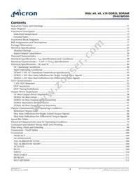 MT41K512M16HA-125:A TR Datasheet Page 3
