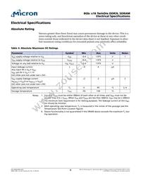 MT41K512M16TNA-107:E Datasheet Page 8