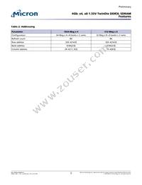 MT41K512M8THD-15E:D Datasheet Page 2