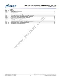 MT45V256KW16PEGA-70 WT TR Datasheet Page 4