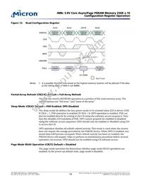 MT45V256KW16PEGA-70 WT TR Datasheet Page 16