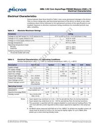 MT45V256KW16PEGA-70 WT TR Datasheet Page 17