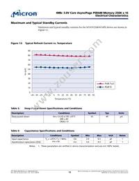 MT45V256KW16PEGA-70 WT TR Datasheet Page 18