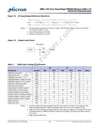 MT45V256KW16PEGA-70 WT TR Datasheet Page 19