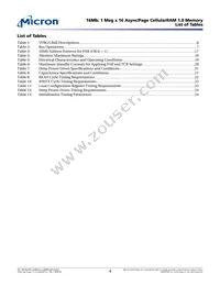 MT45W1MW16PDGA-70 IT Datasheet Page 4
