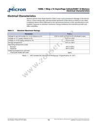 MT45W1MW16PDGA-70 IT Datasheet Page 18