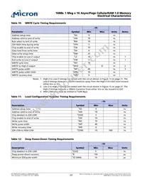 MT45W1MW16PDGA-70 IT Datasheet Page 23