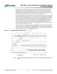 MT45W256KW16BEGB-708 WT TR Datasheet Page 13