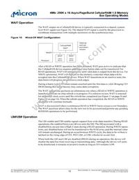 MT45W256KW16BEGB-708 WT TR Datasheet Page 15