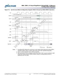 MT45W256KW16BEGB-708 WT TR Datasheet Page 21