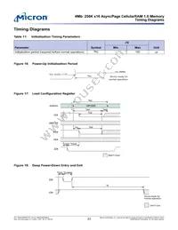 MT45W256KW16PEGA-70 WT TR Datasheet Page 23