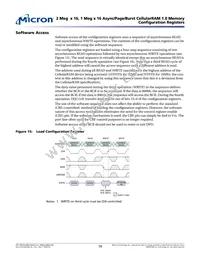 MT45W2MW16BAFB-856 WT Datasheet Page 19