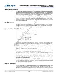 MT45W2MW16BGB-708 AT Datasheet Page 16