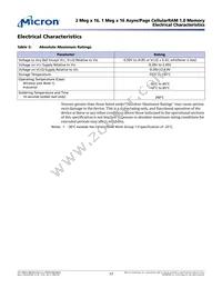 MT45W2MW16PAFA-85 WT Datasheet Page 17