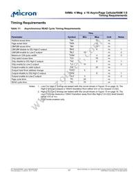 MT45W4MW16PCGA-70 L WT Datasheet Page 17
