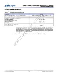 MT45W4MW16PFA-85 WT TR Datasheet Page 17