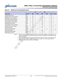 MT45W4MW16PFA-85 WT TR Datasheet Page 23