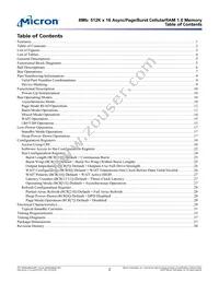 MT45W512KW16BEGB-708 WT TR Datasheet Page 2