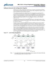 MT45W512KW16BEGB-708 WT TR Datasheet Page 22