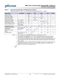 MT45W512KW16PEGA-70 WT TR Datasheet Page 18