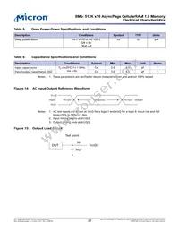MT45W512KW16PEGA-70 WT TR Datasheet Page 20