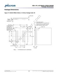 MT46H64M32LFMA-5 IT:A TR Datasheet Page 20