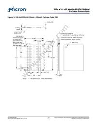 MT46H64M32LFMA-5 IT:A TR Datasheet Page 21