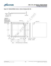 MT46H64M32LFMA-5 IT:A TR Datasheet Page 23