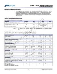 MT46H8M16LFBF-6 AT:K TR Datasheet Page 17