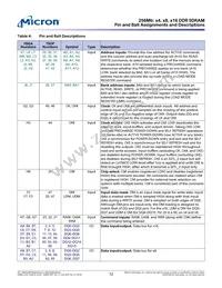 MT46V16M16P-5B:K TR Datasheet Page 12