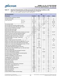 MT46V64M4P-5B:M Datasheet Page 22