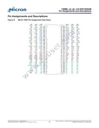 MT46V8M16P-5B:D TR Datasheet Page 8