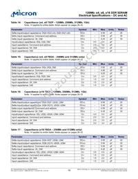 MT46V8M16P-5B:D TR Datasheet Page 19