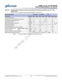 MT46V8M16P-5B:D TR Datasheet Page 23