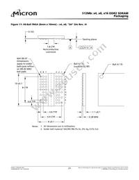 MT47H128M4SH-25E:H TR Datasheet Page 21