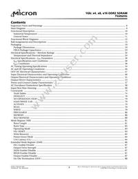 MT47H128M8SH-187E:M TR Datasheet Page 3