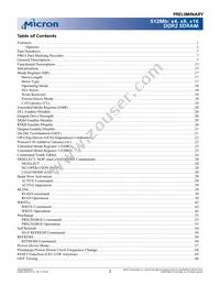 MT47H32M16BT-3:A TR Datasheet Page 2