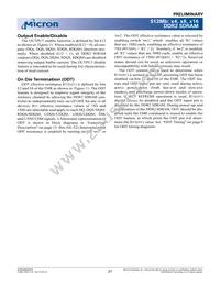 MT47H32M16BT-3:A TR Datasheet Page 21