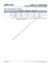 MT47H64M8CF-25E:G TR Datasheet Page 23