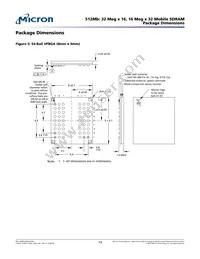 MT48H32M16LFBF-6:B TR Datasheet Page 13