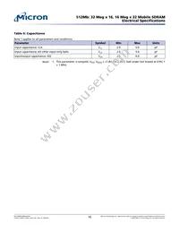 MT48H32M16LFBF-6:B TR Datasheet Page 16