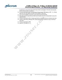 MT48H32M16LFBF-6:B TR Datasheet Page 22