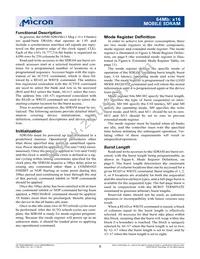 MT48H4M16LFB4-8 IT TR Datasheet Page 8