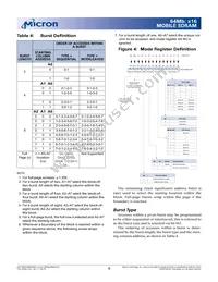 MT48H4M16LFB4-8 IT TR Datasheet Page 9