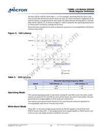 MT48H8M16LFF4-8 Datasheet Page 12