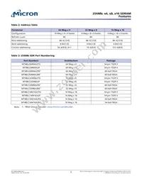 MT48LC16M16A2F4-6A:G Datasheet Page 2