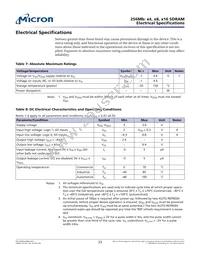 MT48LC16M16A2F4-6A:G Datasheet Page 23