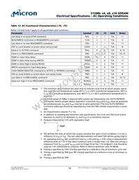 MT48LC32M16A2P-75:C TR Datasheet Page 19