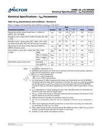 MT48LC4M16A2P-6A AAT:J Datasheet Page 21